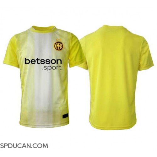 Muški Nogometni Dres Inter Milan Golmanski Gostujuci 2025-26 Kratak Rukav Muški Nogometni Dres Inter Milan Golmanski Gostujuci 2025-26 Kratak Rukav